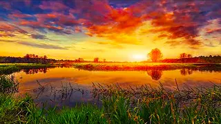 5k Virtual Nature 360° GOOD Morning Music 528Hz - Boost Your New Day Connected With Mother Nature