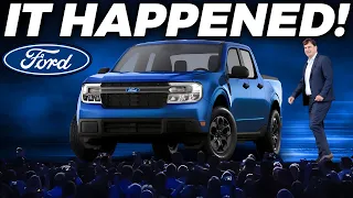 Ford CEO SHOCKS Everybody! | Huge Maverick News Revealed!