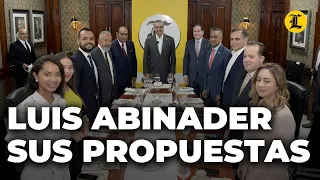 Las metas en nuevo gobierno de Luis Abinader son fortalecer el Estado, planes sociales y transporte