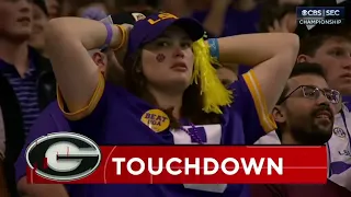 Georgia blocks LSU field goal and returns it for TD after everyone thought the play was over