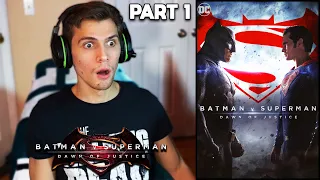 Batman v Superman: Dawn of Justice (2016) Movie REACTION!!! (Part 1) *ULTIMATE EDITION*