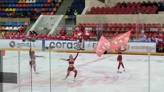 Spartak Angels на льду. Праздник, посвященный 60-летию первой победы "Спартака" в чемпионате СССР