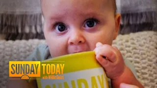 Hallie Jackson Shares Daughter, ‘Cutest Baby In The Word,’ With Sunday TODAY Mug | Sunday TODAY