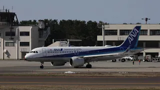 JA215A  Airbus A320neo  ANA1072  Sunday, March 24, 2024  Shonai Airport