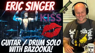 Drum Teacher Reacts: KISS - Guitar / Drum Solo with Bazooka - Rock Am Ring 2010 - ERIC SINGER