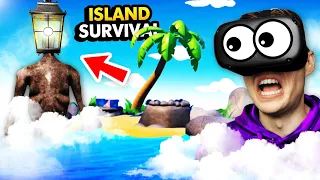 Surviving On REMOTE ISLAND From LIGHT SIREN HEAD (Island Time VR Funny Gameplay)