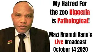 Mazi Nnamdi Kanu's LIVE Broadcast on this day the 14th of October 2020  #BiafraExit is inevitable