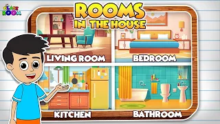 Rooms in the House | Kids vocabulary - House | Parts of the House | Puntoon Classroom