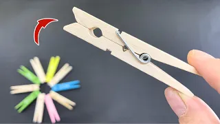 10 Ingenious Tips and Tricks With CLOTHESPIN That Everyone Should Know