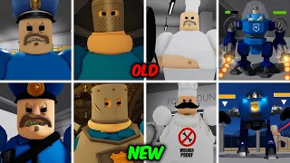 BARRY'S PRISON RUN 2 ALL NEW JUMPSCARES VS OLD JUMPSCARES! Roblox Obby Walkthrough