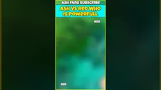 Ash Vs Red Who Is Powerfull | Final Battle 6v6 | #pokemon #shorts