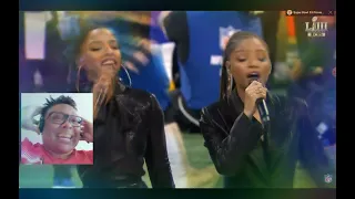 Reaction to Chloe x Halle Bailey|National Anthem & America The Beautiful Compilation🤯🧦Amen Amen Amen