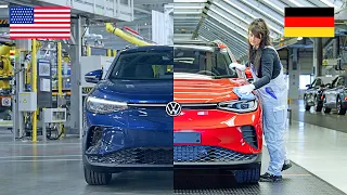 Volkswagen ID.4 PRODUCTION Comparison | USA vs Germany