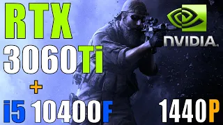 RTX 3060Ti +INTEL i5 10400F || 10 PC GAMES BENCHMARK TEST ||