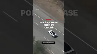 Police chase ends in crash