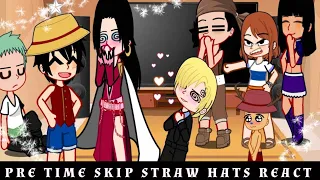 [One Piece] Pre Time Skip Straw Hats + Boa Hancock React || Chu and Jin