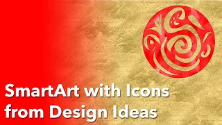 SmartArt with Icons from Design Ideas in PowerPoint