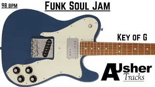 Funk Soul Jam Guitar Backing Track in G major