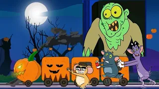 Rat-A-Tat |'Pumpkin 🎃 Halloween Train Cartoons for Children'| Chotoonz Kids Funny #Cartoon Videos