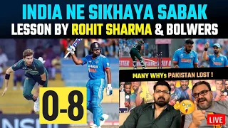 India give cricketing lesson to clueless Pakistan, absolute dominance by Rohit Sharma, bolwers