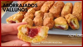 ABORRAJADOS VALLUNOS (Plátanos Maduros rellenos con Queso)| La mejor receta con Plátano Maduro!