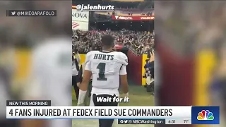 Washington Commanders Sued Over Railing Collapse at FedEx Field | NBC4 Washington