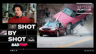 Eric André Breaks Down The Car Explosion Scene In Bad Trip | Netflix