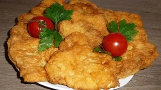 Куриные отбивные Пушистые.Очень вкусные.