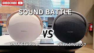 Harman Kardon Onyx Studio 7 vs Studio 8 🔥🔥 Sound battle