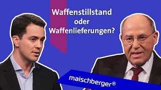 Gregor Gysi (Die Linke) und Alexander Rodnyansky im Gespräch I maischberger