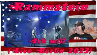 Rammstein - Ich will - (Live Berlin 2023) 4K - REACTION