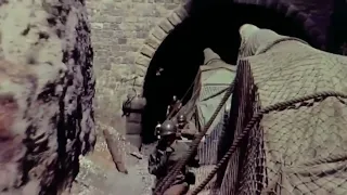 Battle of the Bulge (1965) scene- Train attack