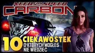 10 MAŁO ZNANYCH CIEKAWOSTEK - NFS CARBON