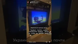 Russian state television channels were briefly hacked to play Ukraine national anthem.