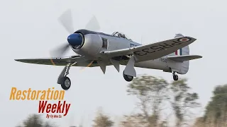 Hawker Tempest makes first flight! -  Restoration Weekly Episode 6