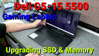 Dell G5 5500 Gaming Laptop SSD Upgrade, Memory Upgrade, Clean Windows Install  --4K Available--