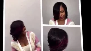 Beautiful Layered Quickweave Bob Atlanta! 678-754-3196