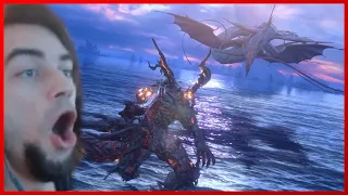 One Last Wild Ride!! | Ifrit VS Leviathan Reaction | FFXVI Rising Tide