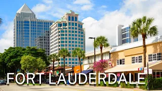 DOWNTOWN FORT LAUDERDALE FLORIDA 🇺🇸 [4K] - BY DRONE - DREAM TRIPS