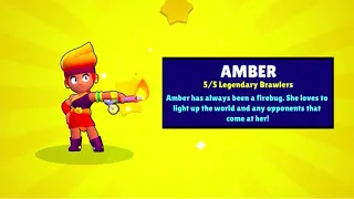 Amber açılma animasyonu!!! Yeni skinlerin kaybetme ve kazanma animasyonları!!! Brawl Stars