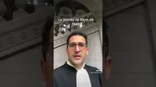 Le procès de Riom de 1942 : Blum sur le banc des accusés #avocat #penal #procedurepenale #riom