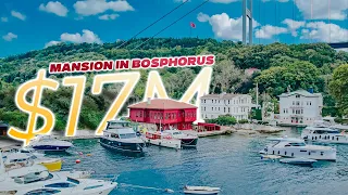 Red Mansion on The Bosphorus | $17.000.000 Historical Yalı Between Two Bridges