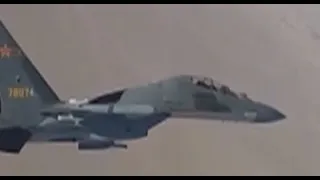 China's J-20, J-16, J-10 fighters conduct joint training | CCTV English