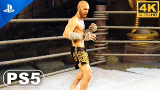 PS5 Gameplay Conor McGregor vs Nate Diaz UFC 4 Kumite Battle - 4K Ultra High Graphics (4K ULTRA HD)