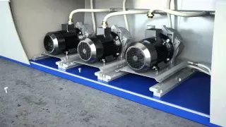 Вакуумный насос для производства пластика Vacuum pump system