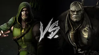 Injustice Gods Among Us - Green Arrow Vs. Solomon Grundy (VERY HARD)