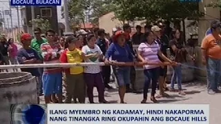 Saksi: Ilang miyembro ng Kadamay, hindi nakaporma nang tinangka ring okupahin ang Bocaue Hills