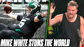 Is Mike White About To End Zach Wilson's Career? | Pat McAfee Reacts
