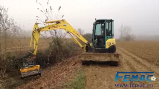 FEMAC - TE 80 REV FORESTAL - Trinciatrice Idraulica per Escavatori di 6.0-8.0 ton - MULCHER