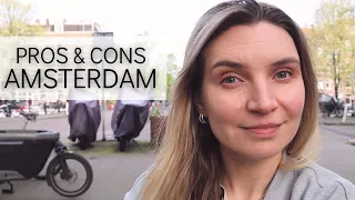 Vlog 57. Amsterdam, Advantages and Disadvantages of Living in Amsterdam// Work, transport, life